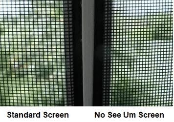 No-Seeum 20x20 Window Screen Mesh - Heavy-Duty Roll - Screens for Window